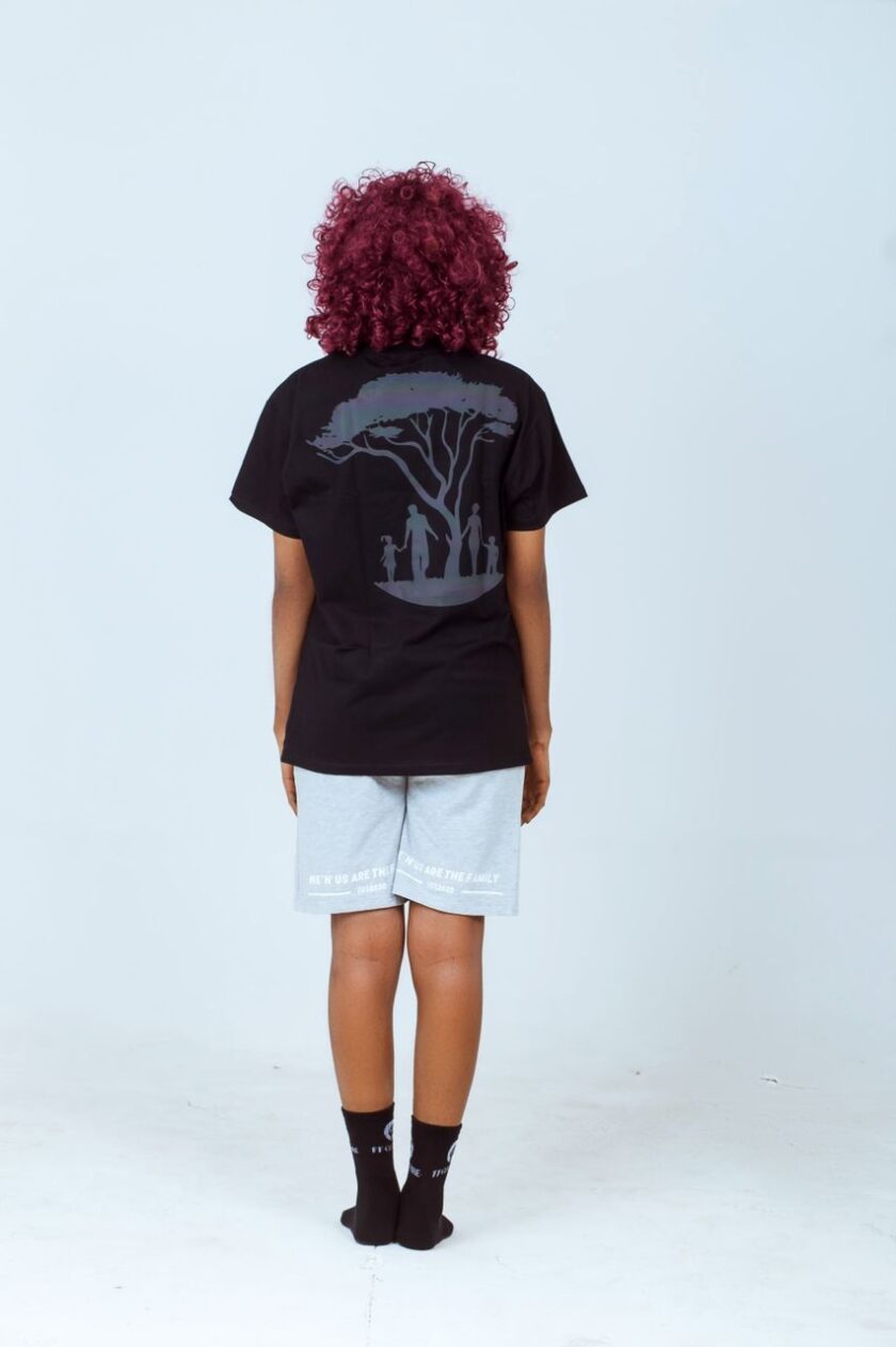 FF Culture Reflective T-shirt (Black) - Image 3