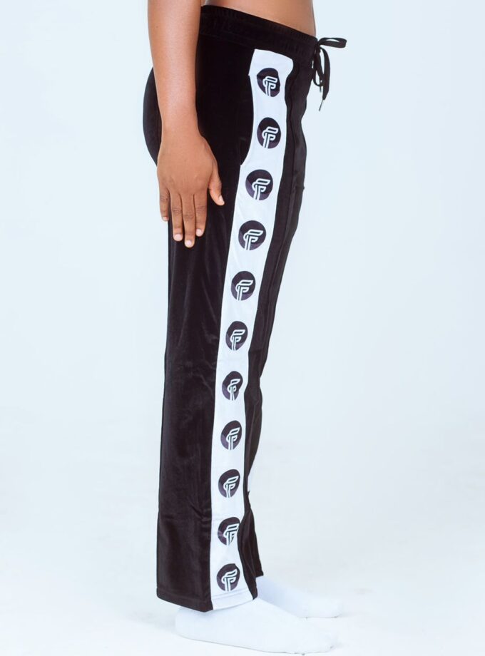FF Culture Logo Velvet Pant (Black)