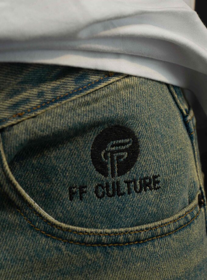 FFSS AW24 Logo Jeans (Blue Washed)