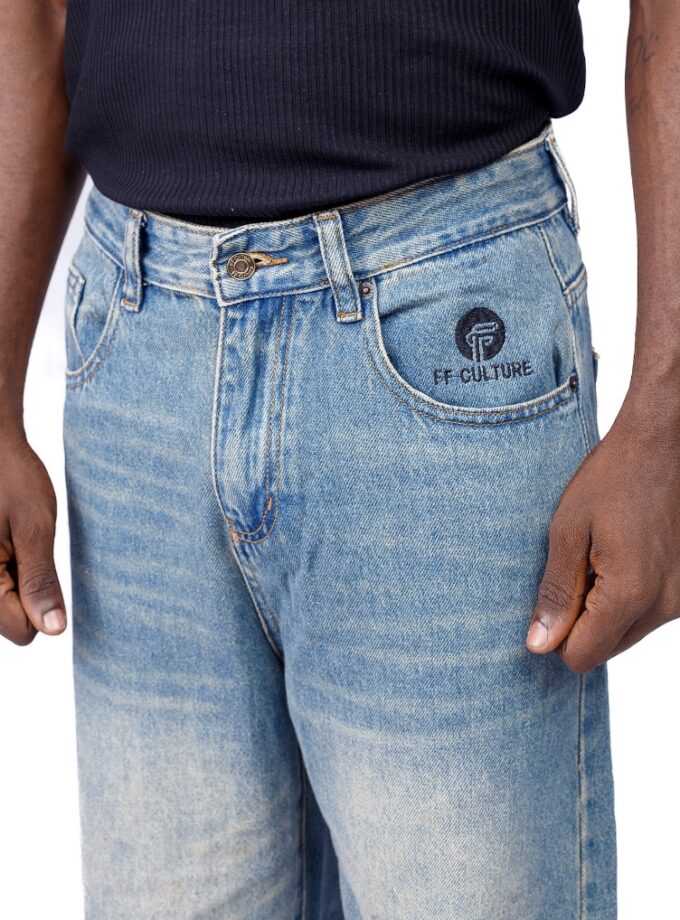 FFSS AW24 Logo Jeans (Blue Washed)